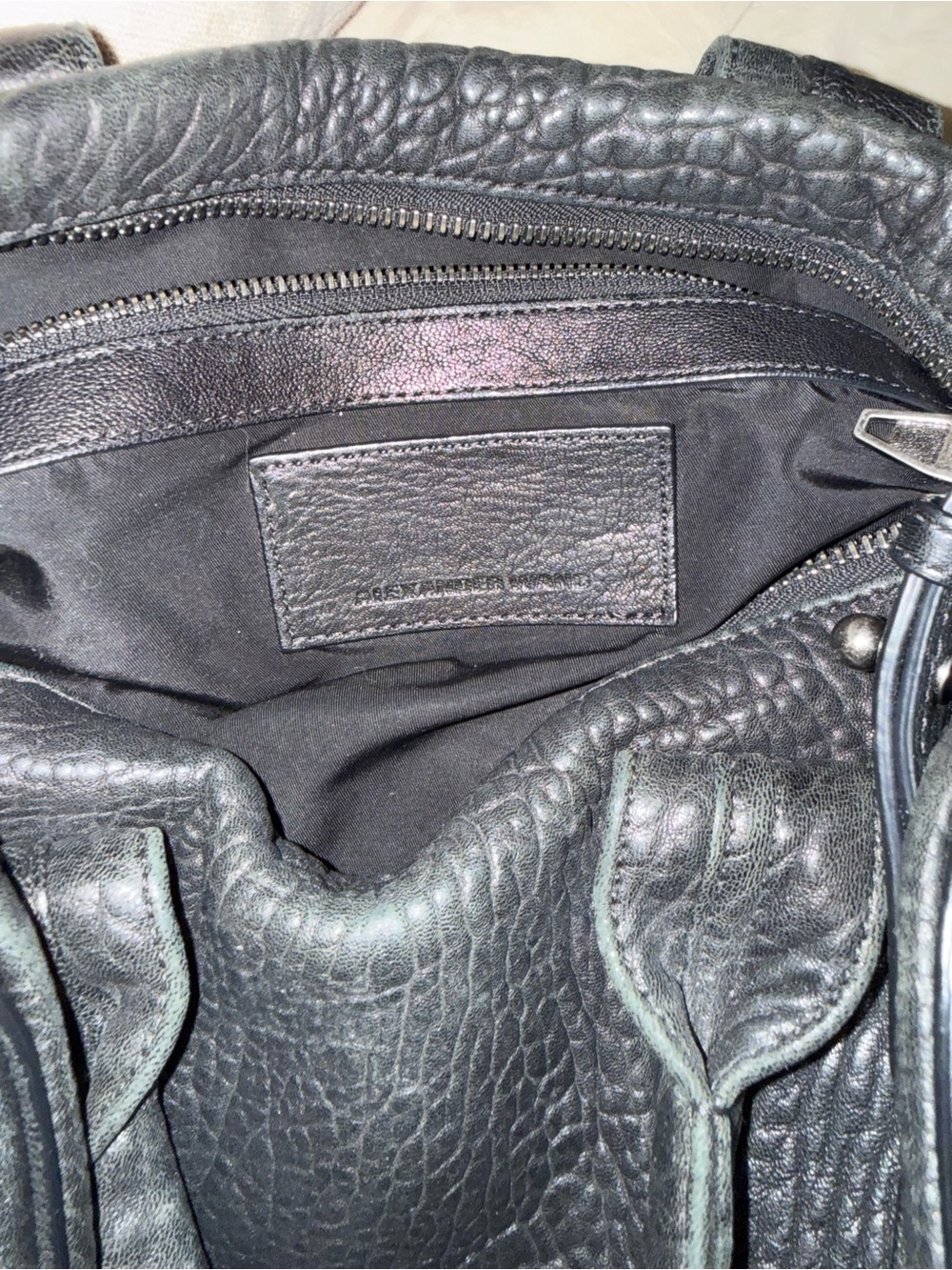 Alexander Wang studded Rocco bag in black and silver - Picture 10 of 10